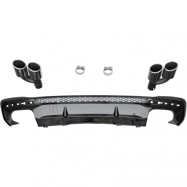Diffuseur arriere AUDI A4 B9 facelift sline 19-23 - Look S4