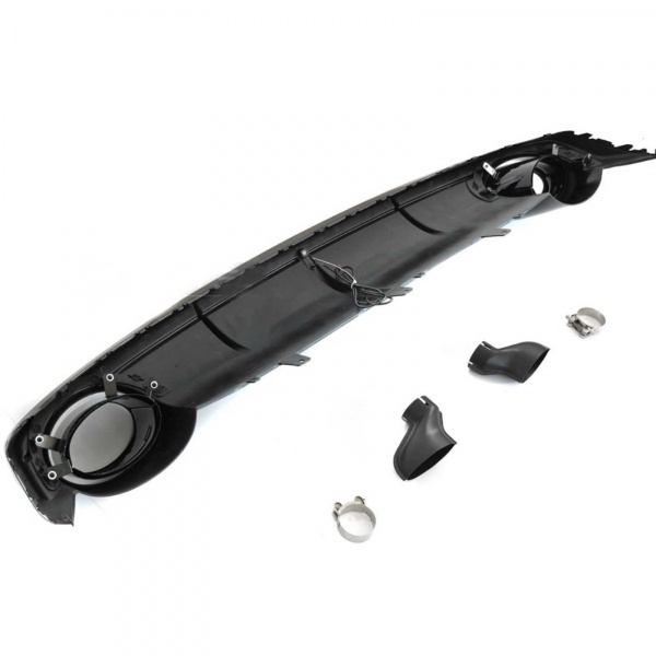 Diffuseur arriere AUDI A7 C7 sportback 10-14 - Look RS7 F1 - Noir Brillant