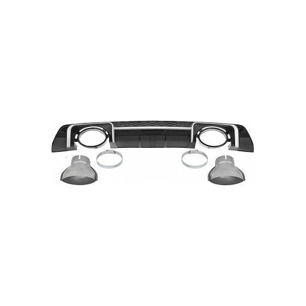 Diffuseur arriere AUDI TT 8S 14-18 - Look TTRS