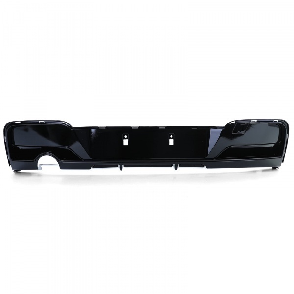 Diffuseur arriere BMW serie 1 F20 F21 phase 1 sortie simple noir brillant