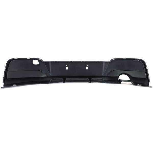 Diffuseur arriere BMW serie 1 F20 F21 phase 1 sortie simple noir brillant