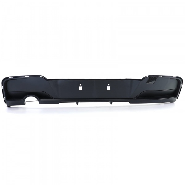 Diffuseur arriere BMW serie 1 F20 F21 phase 1 sortie simple noir mat