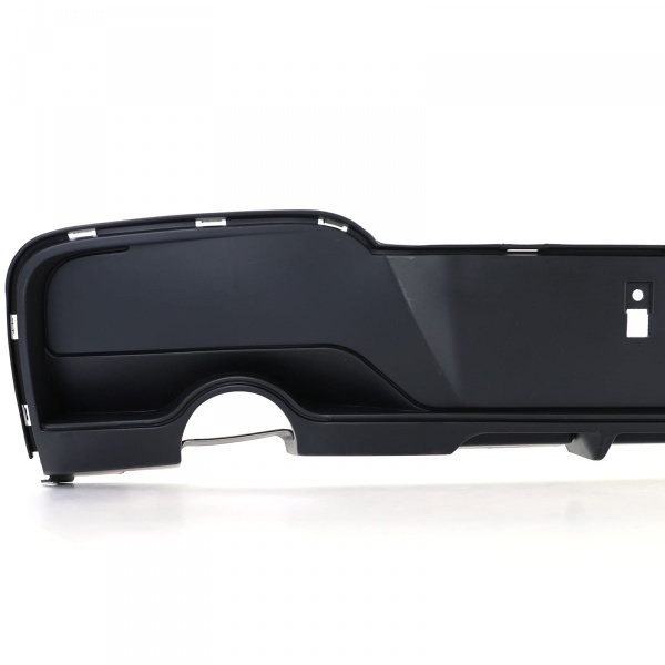 Diffuseur arriere BMW serie 1 F20 F21 phase 1 sortie simple noir mat