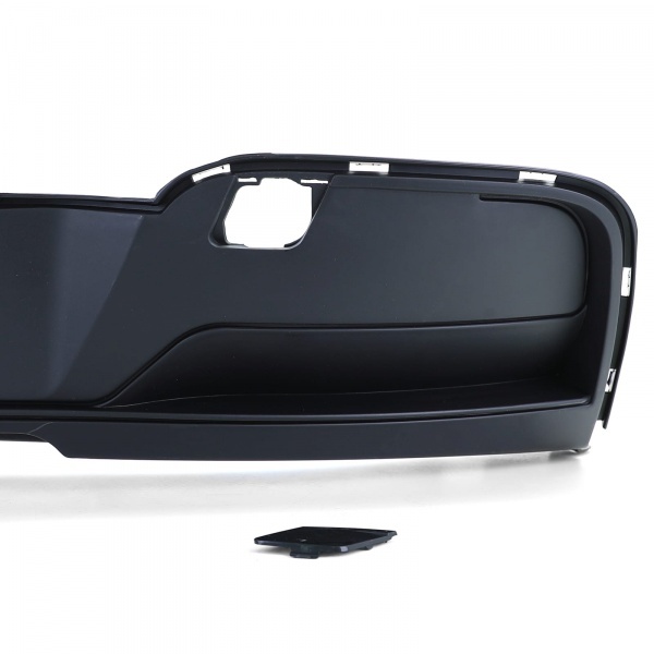 Diffuseur arriere BMW serie 1 F20 F21 phase 1 sortie simple noir mat