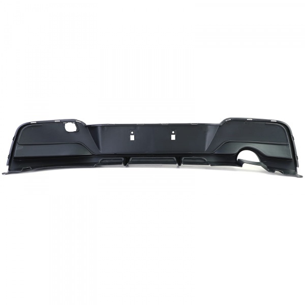 Diffuseur arriere BMW serie 1 F20 F21 phase 1 sortie simple noir mat