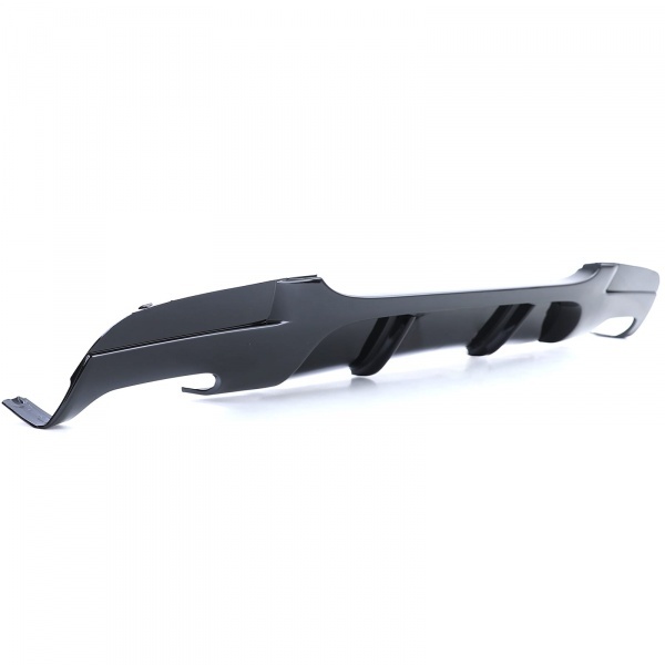 Diffuseur arriere BMW serie 3 E90 double sortie double noir brillant  M-P