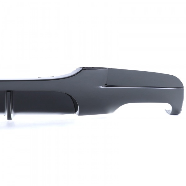 Diffuseur arriere BMW serie 3 E90 double sortie double noir brillant  M-P