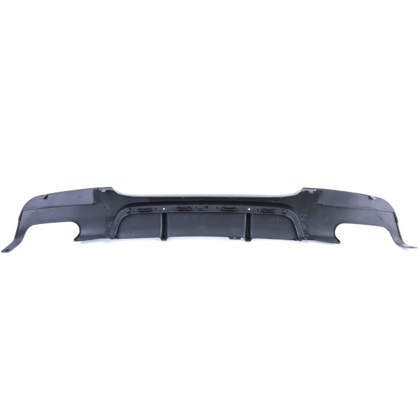 Diffuseur arriere BMW serie 3 E90 double sortie double noir brillant  M-P