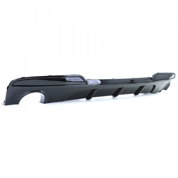 Diffuseur arriere BMW serie 5 F10 F11 sortie double simple look mperf - brillant