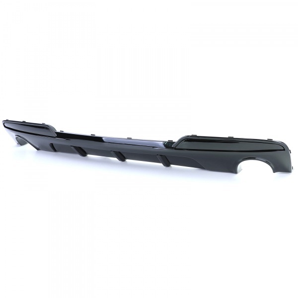 Diffuseur arriere BMW serie 5 F10 F11 sortie double simple look mperf - brillant
