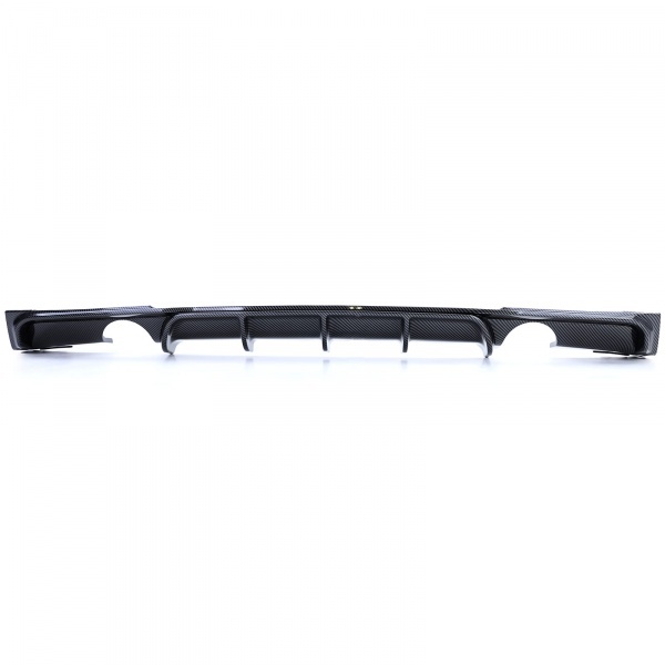 Diffuseur arriere BMW serie 3 F30 F31 double sortie simple 335i et 340i look carbone M-P
