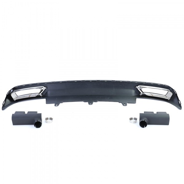 Diffuseur arriere AUDI A6 C7 4G 10-14 - Look S6 - Noir