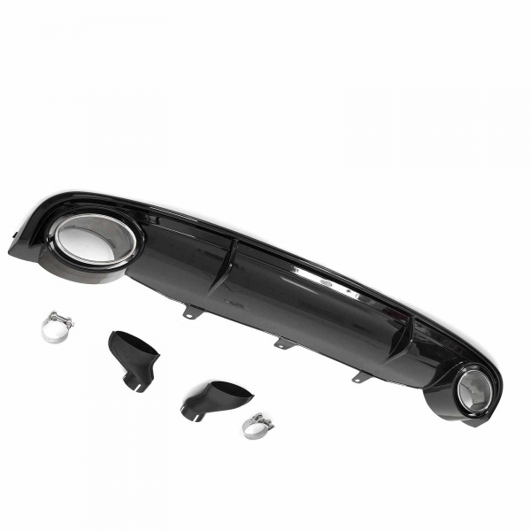 Diffuseur arriere AUDI A7 C7 sportback 10-14 - Look RS7 - Noir Brillant