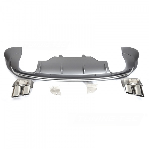 Diffuseur arriere AUDI Q5 8R 08-12 - Look S - Argent