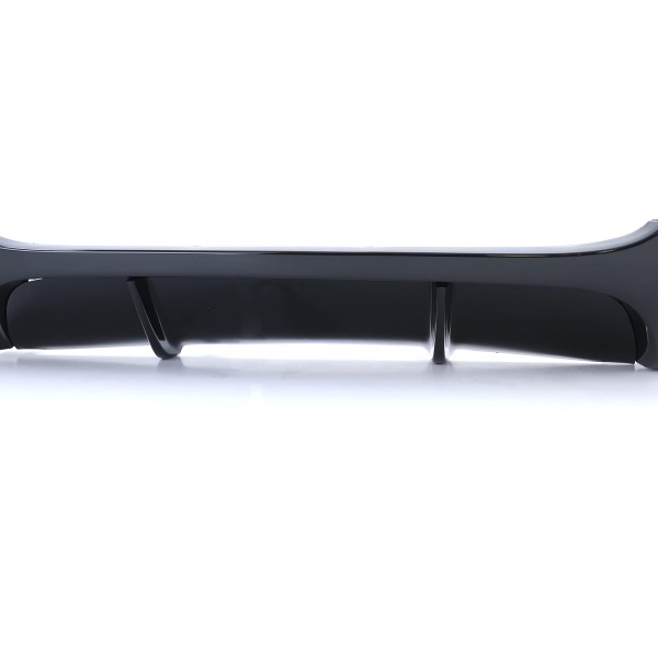 Diffuseur arriere BMW serie 3 E90 double sortie simple noir brillant  M-P