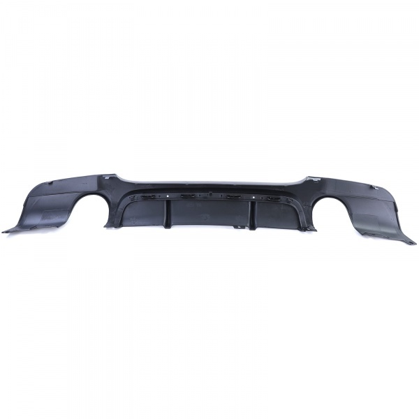 Diffuseur arriere BMW serie 3 E90 double sortie simple noir brillant  M-P