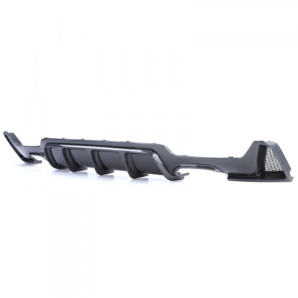 Diffuseur arriere BMW serie 4 F32 F36 double sortie double look carbone