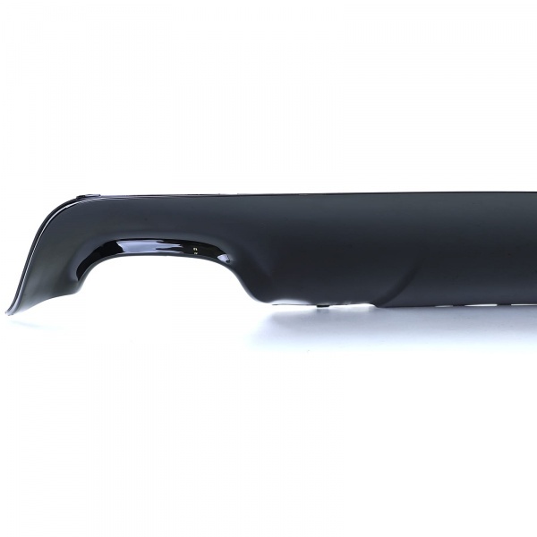 Diffuseur arriere BMW serie 5 E60 E61 double sortie gauche - brillant