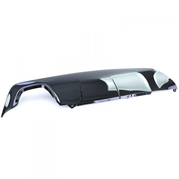 Diffuseur arriere BMW serie 5 E60 E61 double sortie gauche - brillant