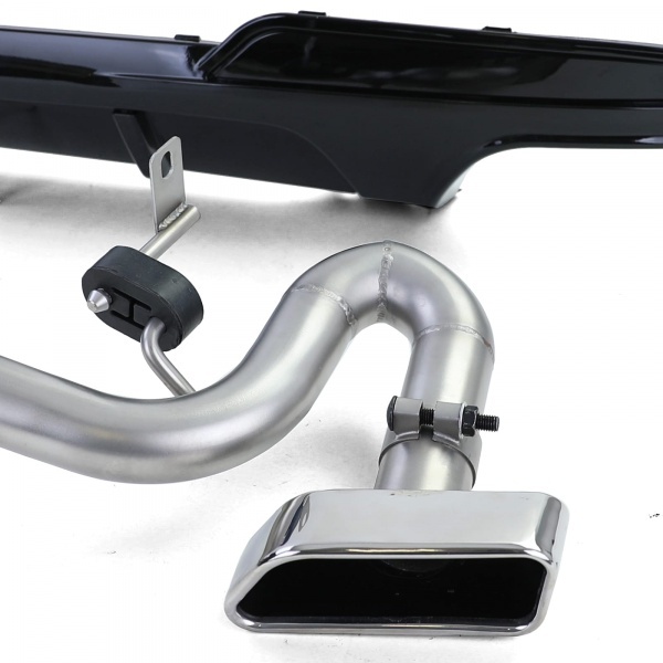 Kit Diffuseur Echappement BMW serie 5 F10 F11 duplex look V8 - Brillant
