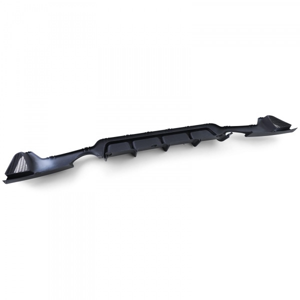 Diffuseur arriere BMW serie 4 F32 F33 F36 double sortie simple - noir mat