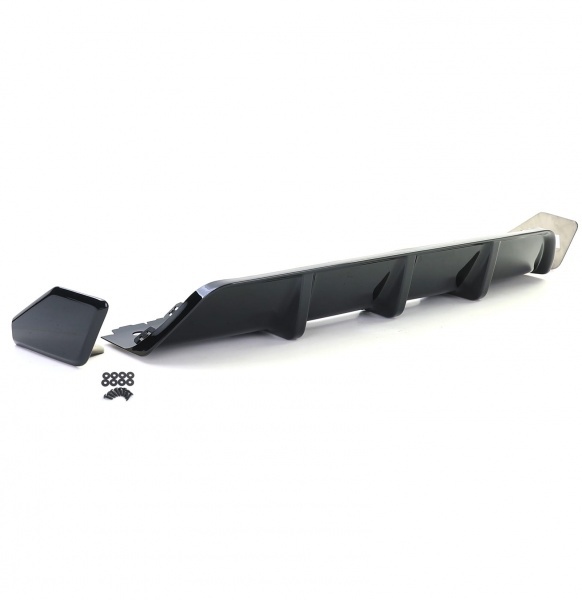 Diffuseur arriere BMW X6 F16 14-19 look M-P noir brillant