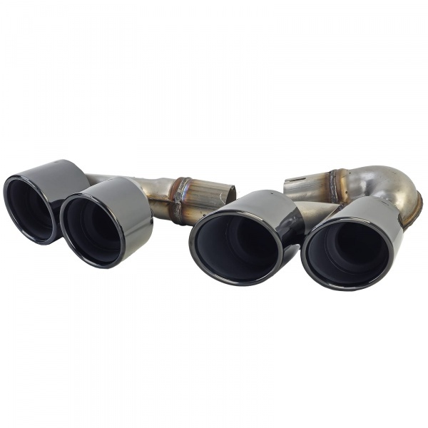 Embouts - Pots Echappements inox noir BMW X5 G05 X6 G06 - look m