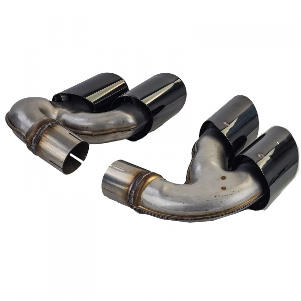 Embouts - Pots Echappements inox noir BMW X5 G05 X6 G06 - look m