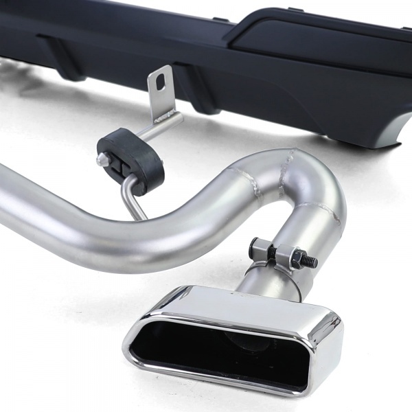 Kit Diffuseur Echappement BMW serie 5 F10 F11 duplex look V8 - Mat