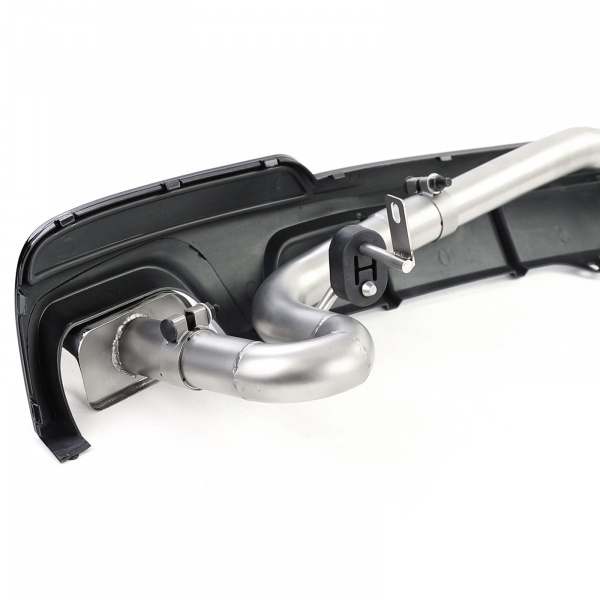 Kit Diffuseur Echappement BMW serie 5 F10 F11 duplex look V8 - Mat