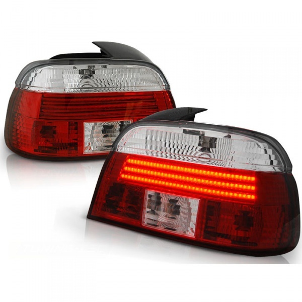2 luzes traseiras LED BMW Serie 5 E39 fase 2 - 00-03 - Vermelho