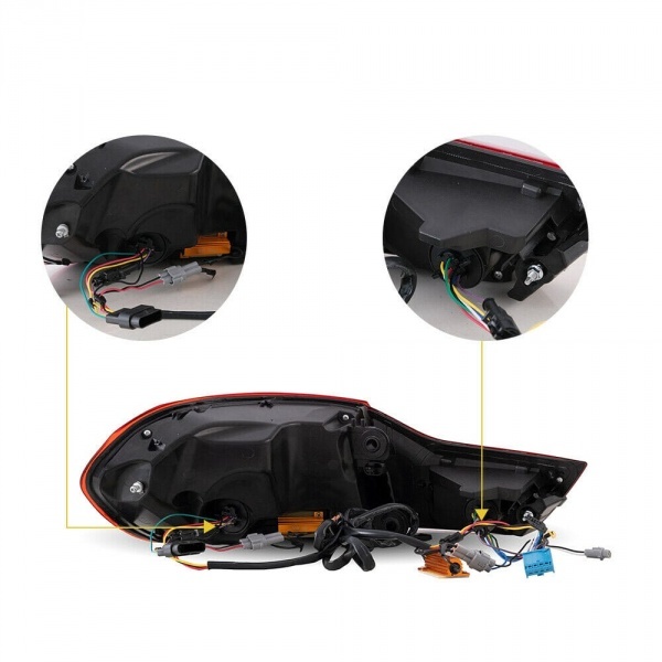 2 Feux arriere OLED dynamiques BMW Serie 4 F32 F33 F36 - 13-19 - Fume