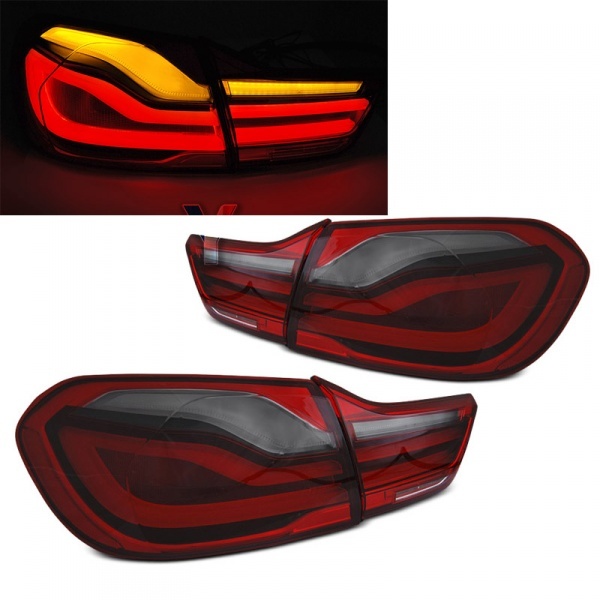 2 Feux arriere BMW Serie 4 F32 F33 F36 - 13-16 - Rouge Teinté