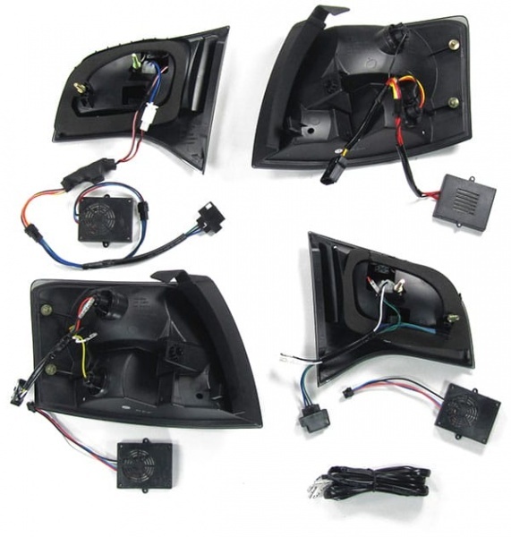 2 Feux LED AUDI A4 B7 avant 04-08 LED - Noir