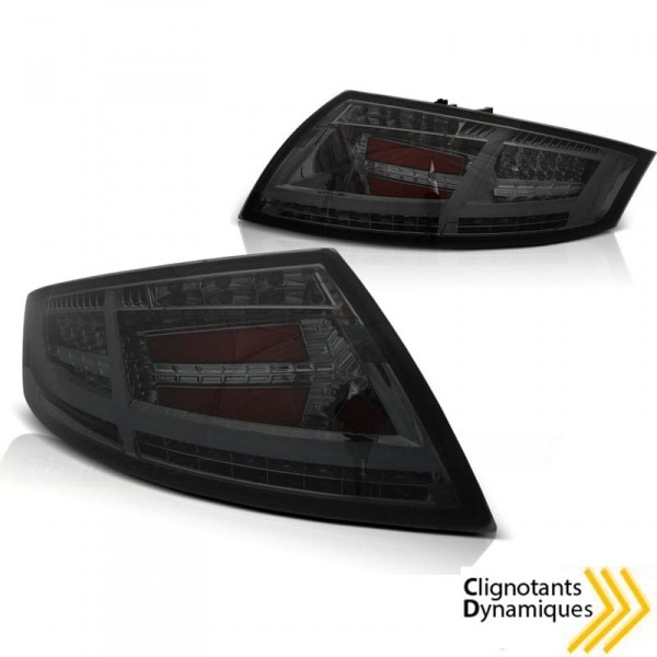 2 Feux arriere AUDI TT 8J LTI - Fume  - Cligno dynamique