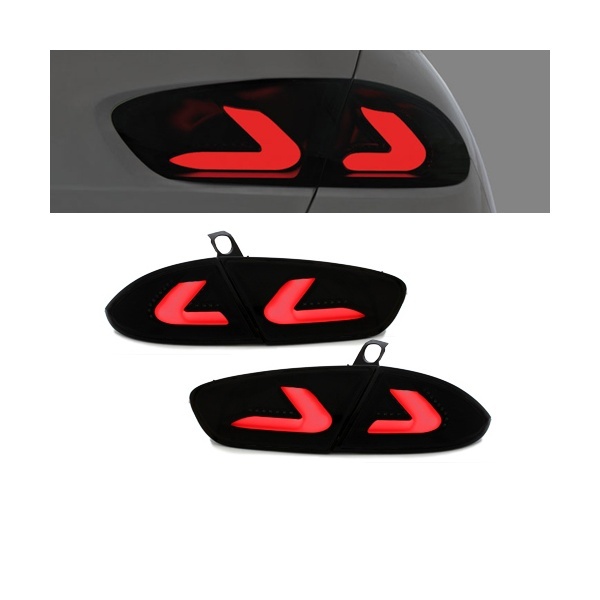 2 Feux carDNA SEAT Leon 2 1P1 - 09-12 - fullLED BAR - Fumé