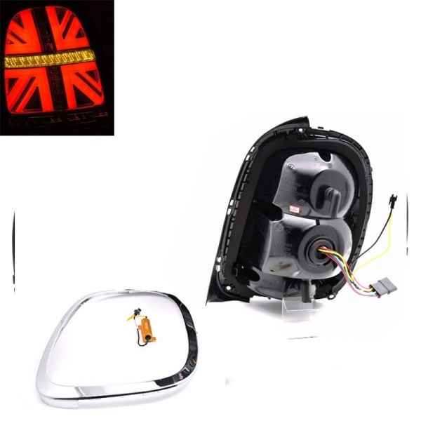 2 Feux arriere fullLED dynamiques Mini Cooper F55 F56 F57 13-17 - Rouge teinte