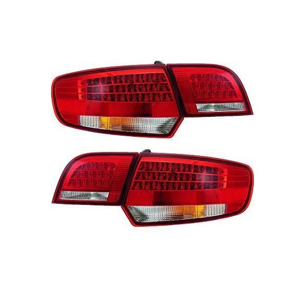 2 Feux AUDI A3 8PA Sportback LED 04-08 - Rouge
