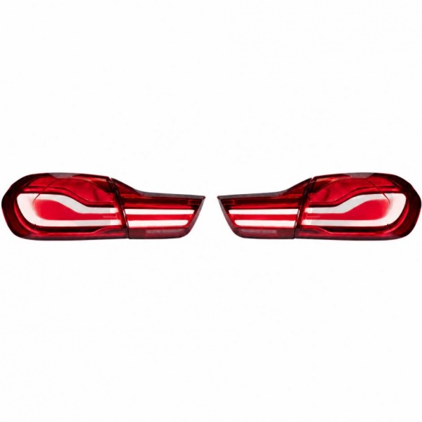 2 Feux arrière Full LED look Facelift pour BMW Série 4 F32 / F33 / F36 13-19 - Rouge