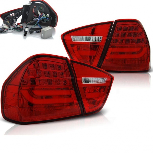 2 Feux arriere BMW Serie 3 E90 05-08 - LTI - Rouge