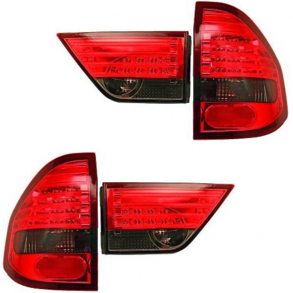 2 Feux BMW LED X3 E83 - 04-06 - Rouge teinte