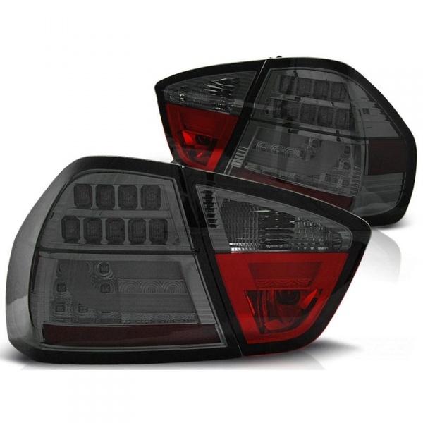 2 Feux arriere BMW Serie 3 E90 05-08 - LTI - Clair/Fumé