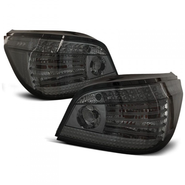 2 Feux arriere BMW Serie 5 E60 LCI LED 07-09 - dynamiques Fumé