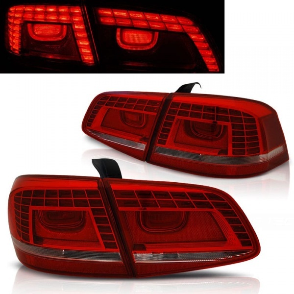 2 Feux arriere LED VW PASSAT B7 berline -10-14 - Rouge