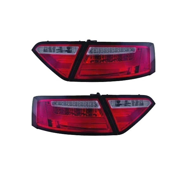 2 Feux LED Audi A5 8T 07-11 - Fumé Rouge