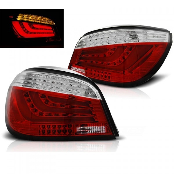2 Feux arriere BMW Serie 5 E60 LED LTI 07-09 - Rouge