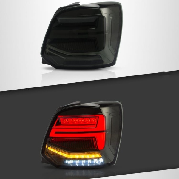 2 Feux arriere VW Polo 6R dynamiques - fullLED - Fume
