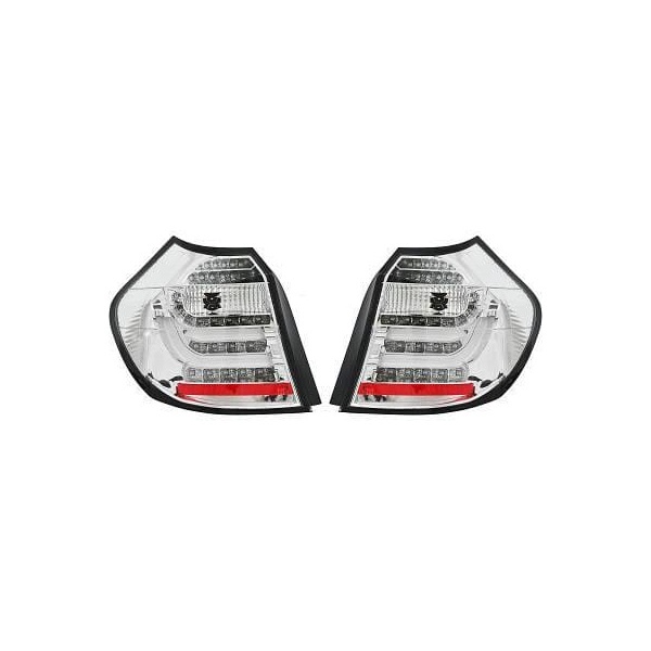 2 Feux arriere BMW Serie 1 E87 04-07 - LTI - Chrome