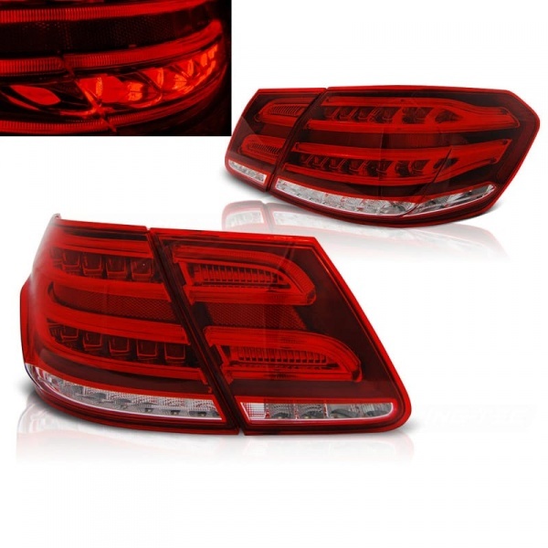 2 Feux full-LED Mercedes classe E W212  - Rouge - version LED