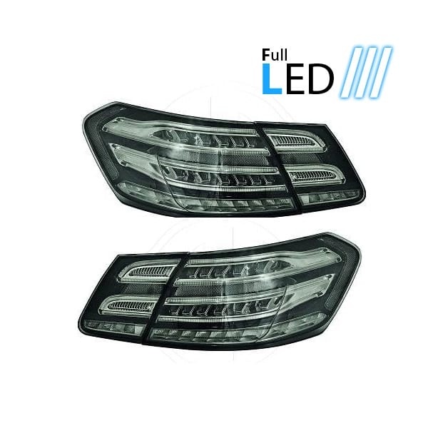 2 Feux full-LED Mercedes classe E W212  - Noir Fume